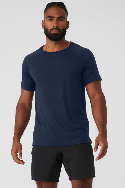 The Triumph Crew Neck Tee - Navy