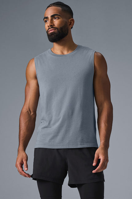 The Triumph Muscle Tank - Steel Grey