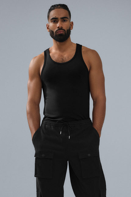 Everyday Modal Rib Tank - Black